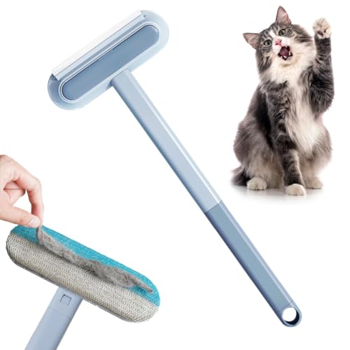 Qpets® Pet Hair Remover 4 in 1 Cat Dog Hair Remover Brushes with Hair Removal Brush, Rubber Brush, Double-sided Lint Roller Brush, 23.6 inch Long Handle, Interchangeable Brush Head Qpets® Pet Hair Remover 4 in 1 Cat Dog Hair Remover Brushes with Hair Removal Brush, Rubber Brush, Double-sided Lint Roller Brush, 23.6 inch Long Handle, Interchangeable Brush Head